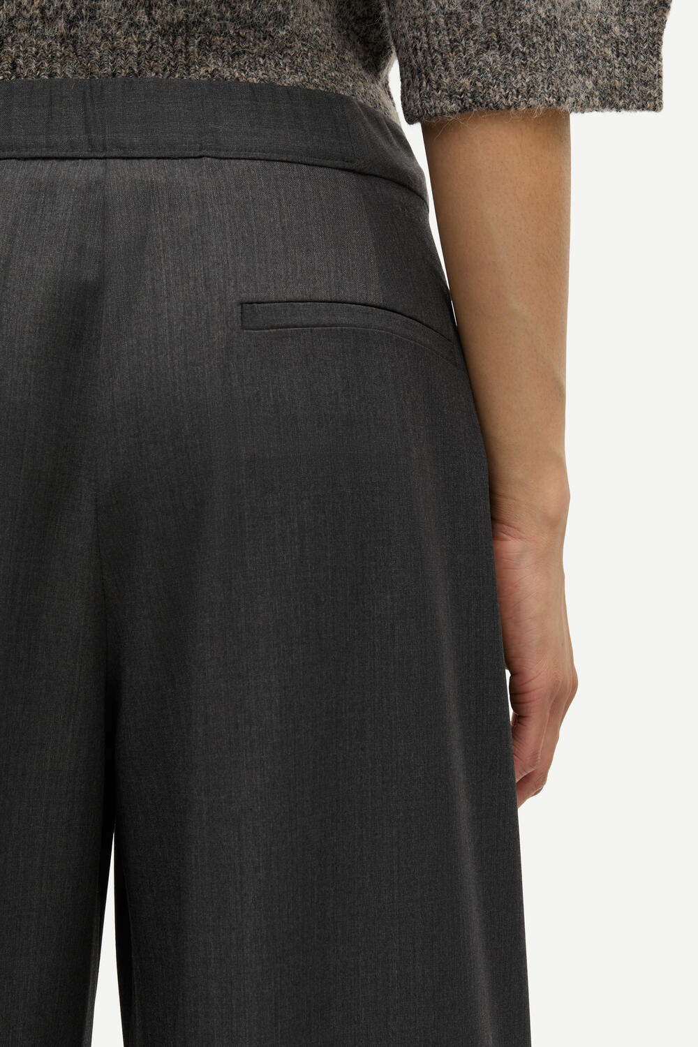 Saroko bukser - Dark grey mel.